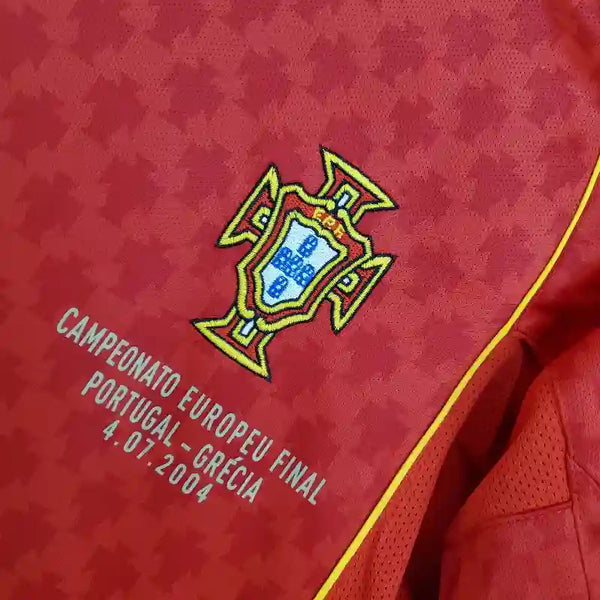 Portugal Home 2004 Retro Jersey image 4