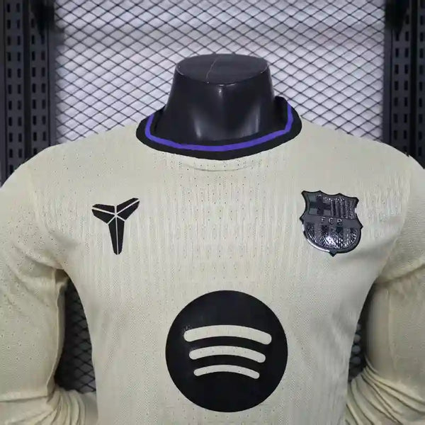 Buy Barcelona Away 2025-26 Full sleeves Player Version jersey image 4