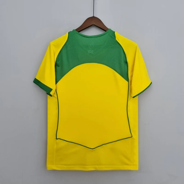 Brazil Home 2004-06 Retro jersey image 4